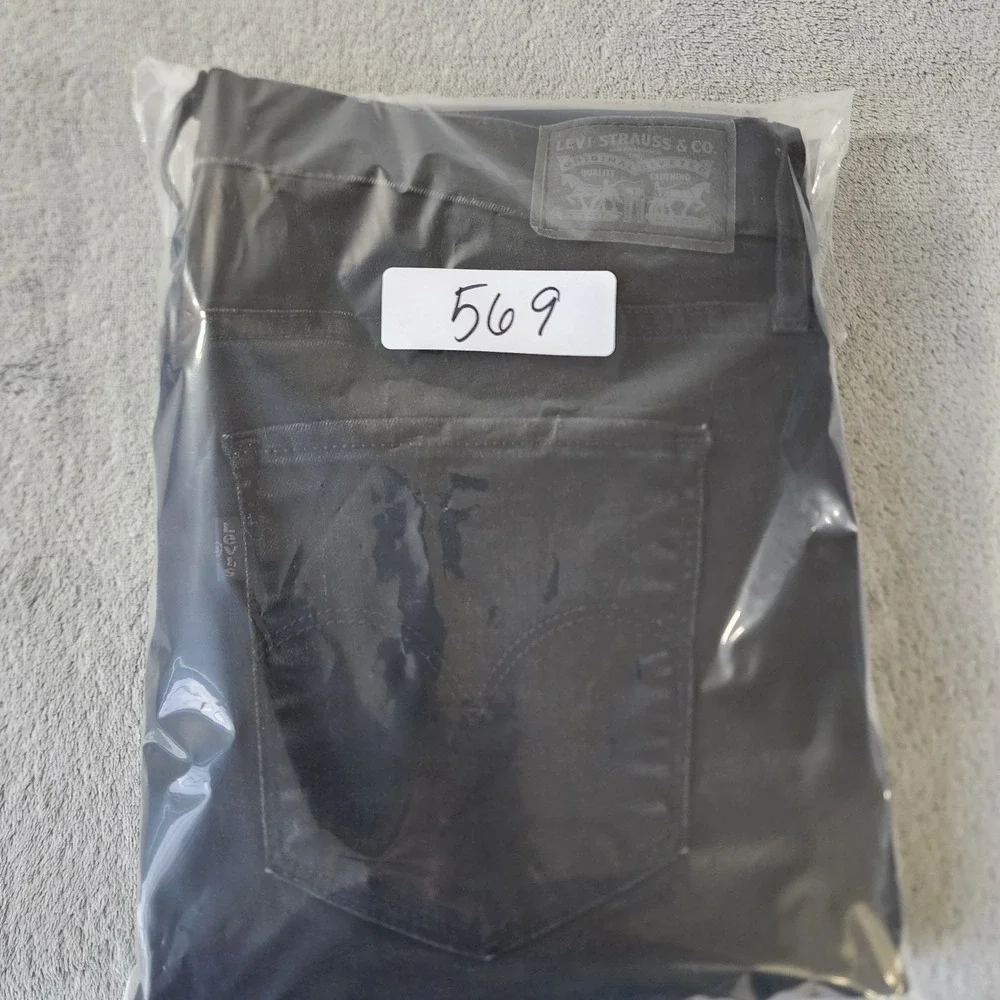 Levi's Women's 720 High Rise Super‎ Skinny Jeans Pants Black Measured Size 33